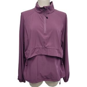 Lululemon Stretch Ripstop Run 1/2 Zip in Vintage Plum Size M/L